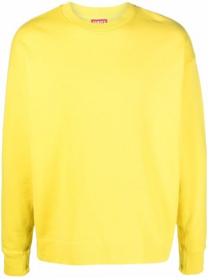 Crew-neck organic cotton sweatshirt Camper. Цвет: желтый