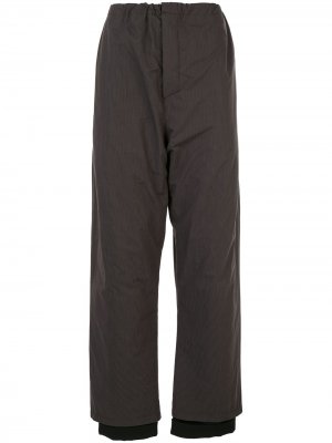 Пижамные брюки tailor Y/Project. Цвет: коричневый