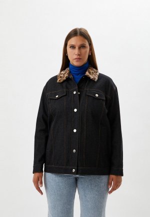 Куртка джинсовая Marina Rinaldi Sport NABUCCO, reversible. Цвет: разноцветный
