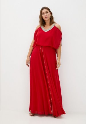 Платье Pavli. Цвет: красный
