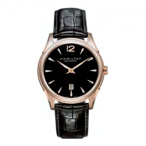 Наручные часы Jazzmaster H38645735, черный, золотой Hamilton