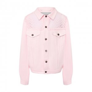 Джинсовая куртка Forte Dei Marmi Couture. Цвет: розовый