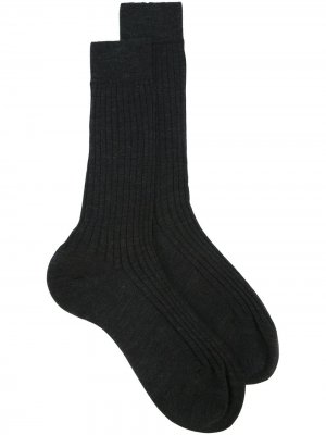 Ribbed socks Fashion Clinic Timeless. Цвет: серый
