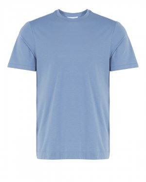Базовая футболка CRUCIANI. Цвет: голубой