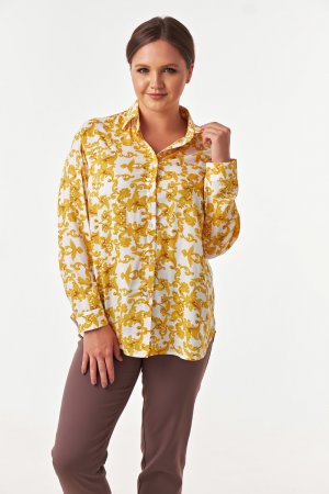 Комфортная блуза рубашка с длинными рукавами Victoria Filippova