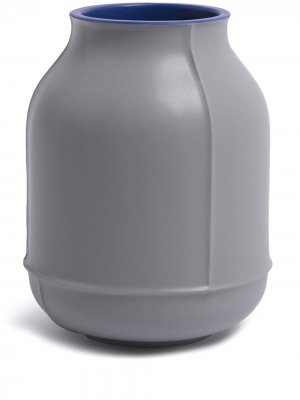 Маленькая ваза Barrel BITOSSI CERAMICHE. Цвет: серый
