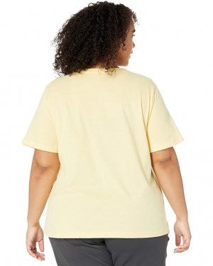 Футболка Plus Size Half Dome Cotton Short Sleeve Tee, цвет Pale Banana The North Face