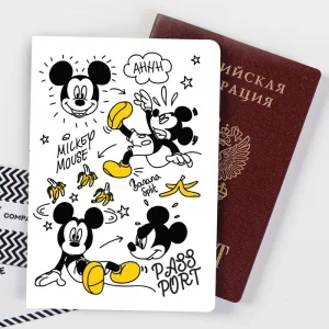 Обложка для паспорта  4675907 белая Disney
