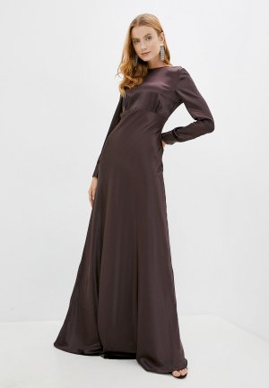 Платье Theone by Svetlana Ermak OSCAR. Цвет: коричневый