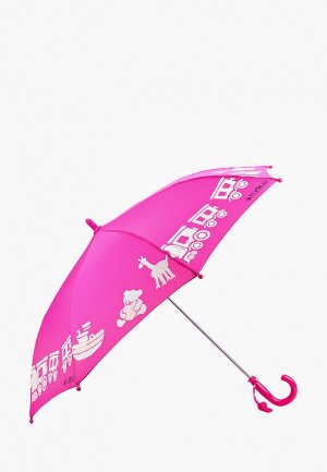 Зонт-трость Flioraj. Цвет: розовый