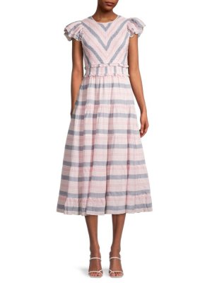 Расклешенное платье Alanna в полоску , цвет Multi Saylor