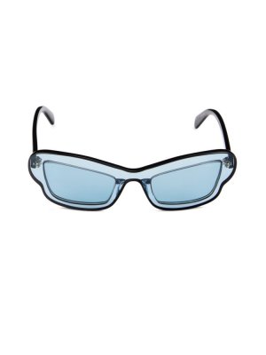 Солнцезащитные очки «кошачий глаз» 52 мм , синий Emilio Pucci