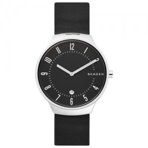 Наручные часы SKAGEN Grenen SKW6459, серебряный, черный. Цвет: черный