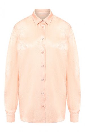 Блузка с принтом DROMe. Цвет: розовый