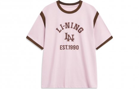 Li Ning Женская футболка, цвет soft sand powder Li-Ning
