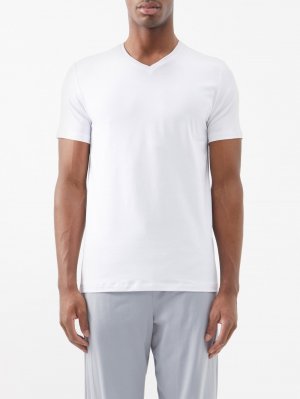 Комплект из двух футболок daily comfort хлопкового джерси. , белый Falke