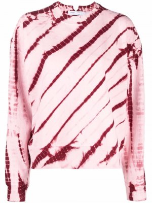 Tie-dye long-sleeve T-shirt Proenza Schouler White Label. Цвет: розовый