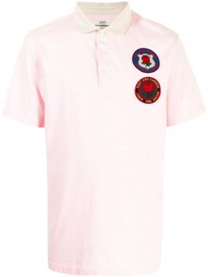 Рубашка поло с короткими рукавами и нашивками Kent & Curwen. Цвет: розовый