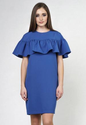 Платье OKS by Oksana Demchenko. Цвет: синий
