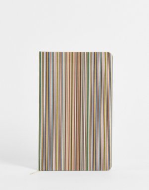 Блокнот в полоску -Разноцветный Paul Smith