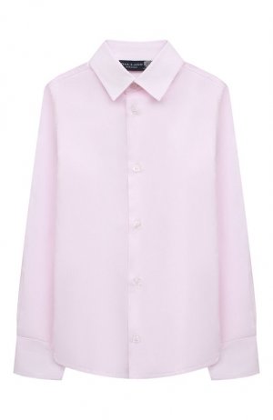 Хлопковая рубашка Dal Lago. Цвет: розовый
