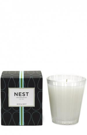 Ароматическая свеча Moss&Mint Nest. Цвет: бесцветный