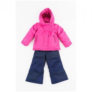 Комплект куртка и комбинезон GWG5331 Розовый 92 GUSTI. Цвет: синий/розовый