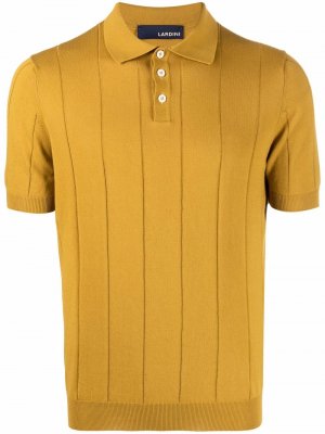 Knitted polo shirt Lardini. Цвет: желтый