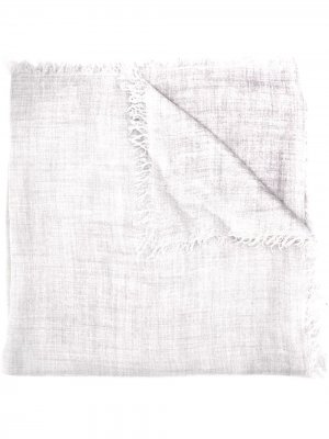 Легкий шарф с бахромой Monni 23. Цвет: серый