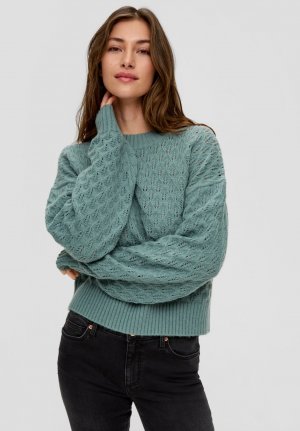 Вязаный свитер MIT MUSTER , цвет minze QS