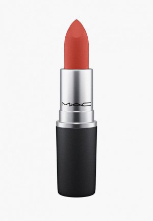 Помада MAC Губная Powder Kiss Lipstick, Devoted To Chili, 3 г. Цвет: красный