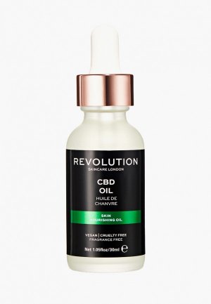 Масло для лица Revolution Skincare питательное CBD Oil, 30 мл. Цвет: прозрачный