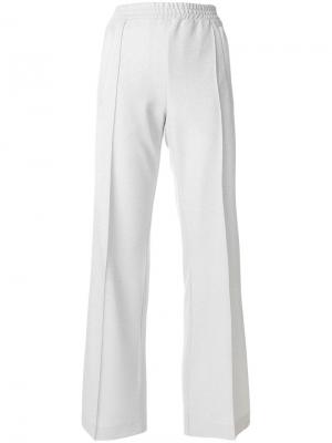 Расклешенные брюки с эластичным поясом Dondup. Цвет: серый