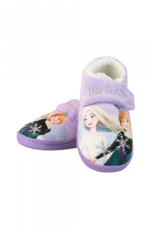 Замороженные тапочки Анны и Эльзы-Снежинки, фиолетовый Disney
