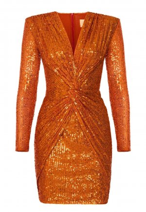 Коктейльное платье , оранжевый Swing Fashion