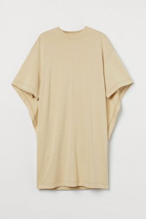 Короткое платье-накидка , светло-бежевый H&M