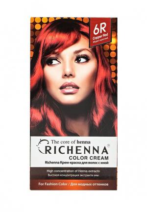Краска для волос Richenna с хной № 6R Copper Red