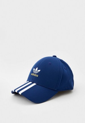 Бейсболка adidas Originals FLEX CAP. Цвет: синий