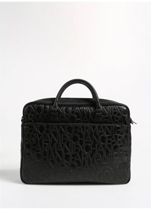 Черная мужская сумка для ноутбука Armani Exchange