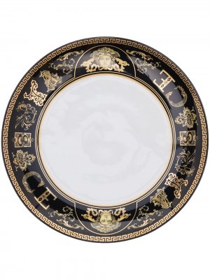 Тарелка Virtus Gala (21 см) Versace Tableware. Цвет: черный