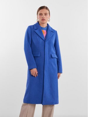 Переходное пальто стандартного кроя Yas, синий YAS
