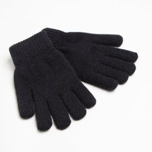 Перчатки , размер 6, черный Minaku. Цвет: бежевый