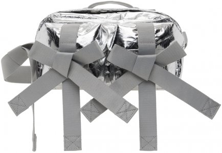 Серебряная классическая сумка чер Simone Rocha