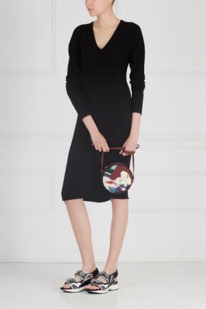 Кашемировое платье MYONE. Цвет: черный