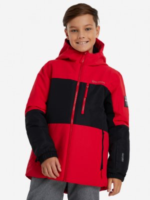 Куртка утепленная для мальчиков, Красный Glissade. Цвет: красный