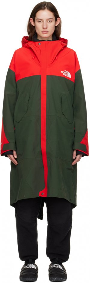 Красно-зеленое геодезическое пальто North Face Edition Undercover