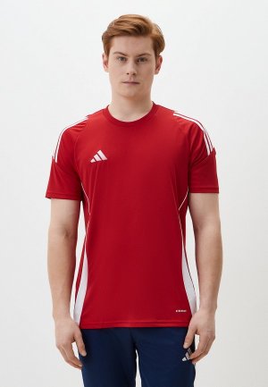Футболка спортивная adidas TIRO24 JSY. Цвет: красный