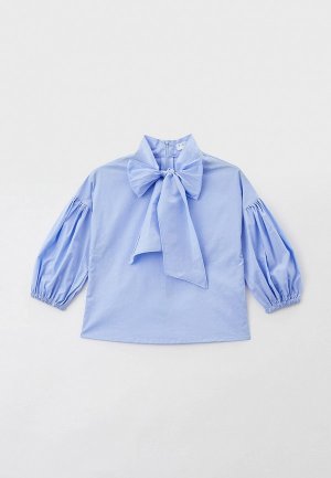 Блуза Ete Children. Цвет: голубой