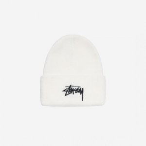 Белая шапка-бини с манжетами x Stussy Nike