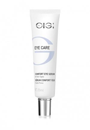 Сыворотка лечебная Gigi Eye Care для век и губ, 25 мл.. Цвет: белый